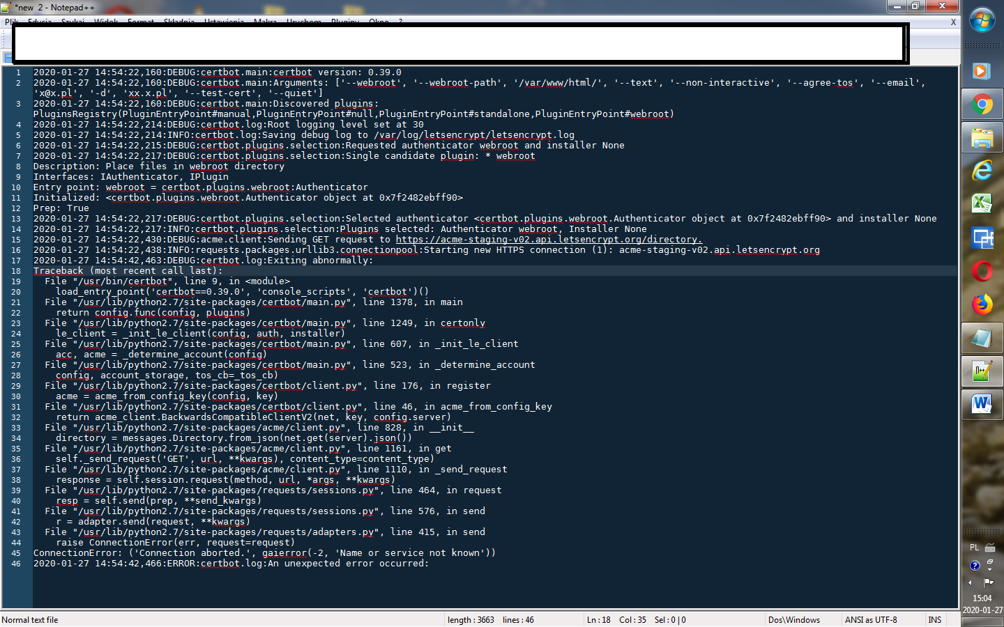 letsencrypt renew certificate command line