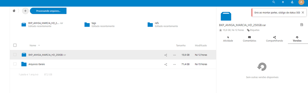 Nextcloud Error 503 while uploading large files - Support - NethServer ...