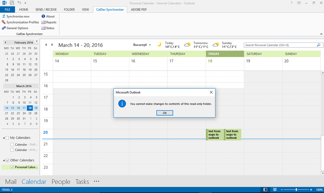 Caldav synchronizer настройка яндекс календаря в outlook