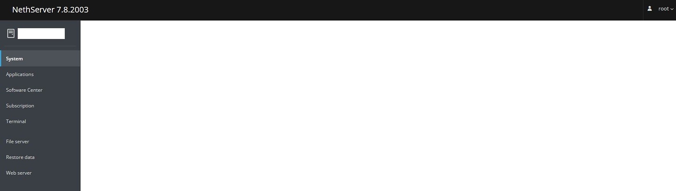 Cockpit only show blank page - Support - NethServer Community