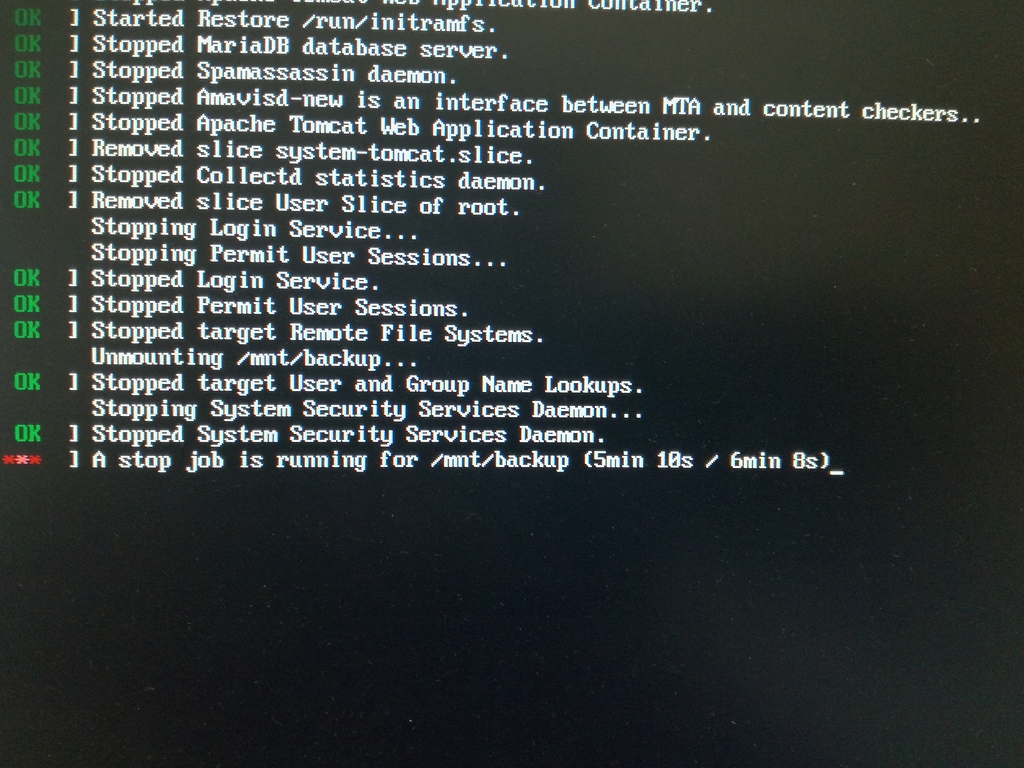 Watchdog did not stop! Support NethServer Community
