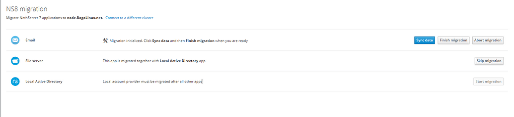 Installing Migration to NS8 threw error - Bug - NethServer Community