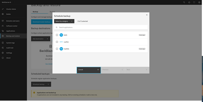 New core app style
