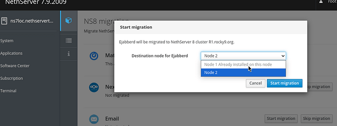 Select alternative node
