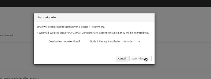 Node not eligible