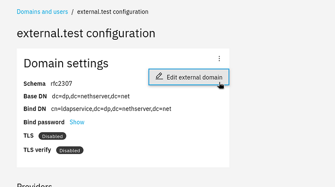 Access Edit external domain