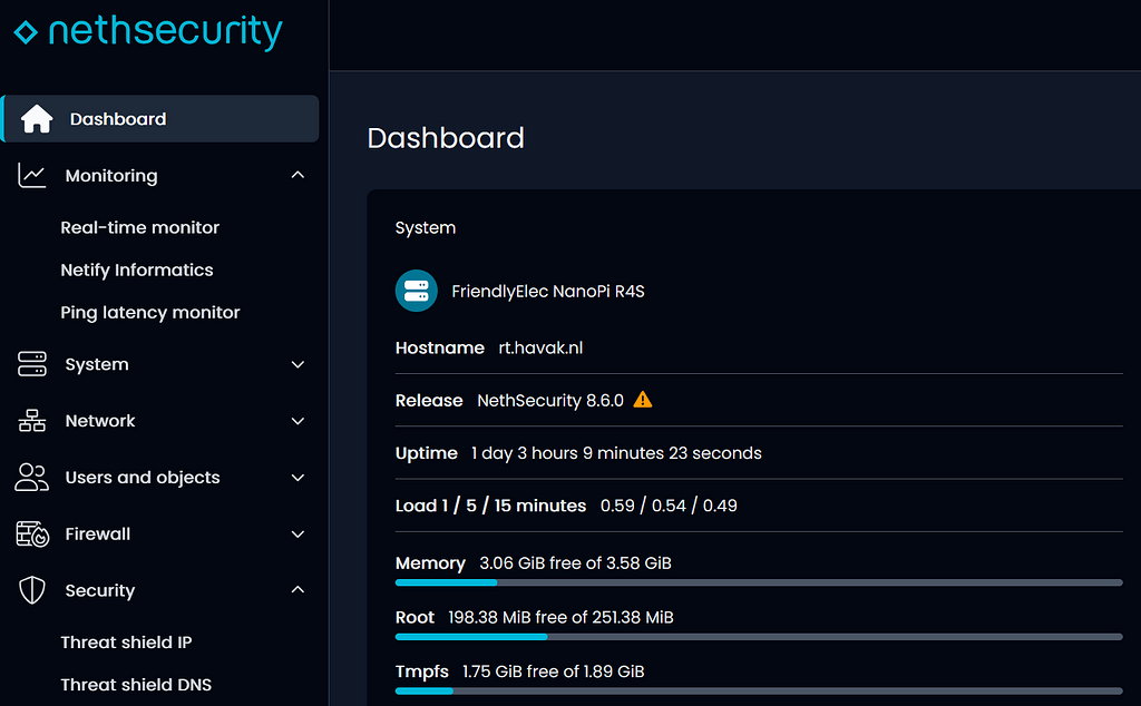 Switched to NethSecurity (on arm64) - NethSecurity - NethServer Community