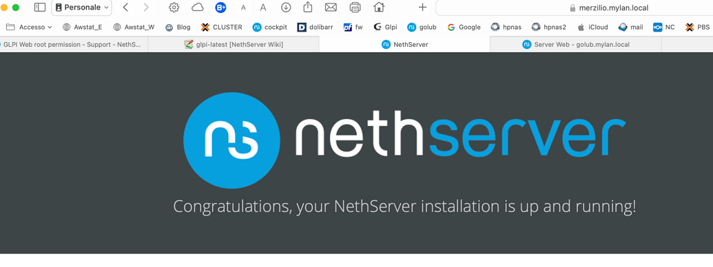 GLPI Web root permission - Support - NethServer Community