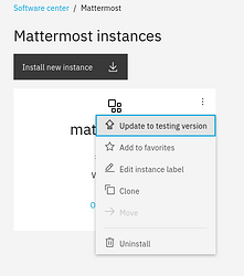 Update to testing action