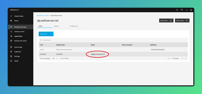 2 - Set LDAP mail attribute