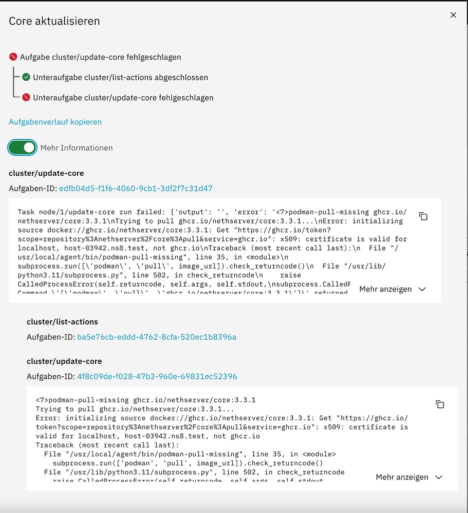 Possible Core Update Bug again? - Bug - NethServer Community