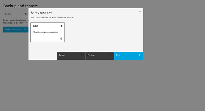 Node selection