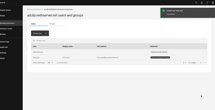 Exempt with No password expiraton