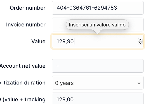Glpi error on cost management for decimals - Support - NethServer Community