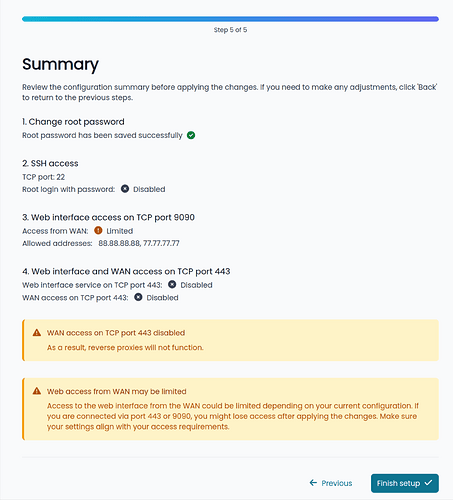 Final recap and warnings