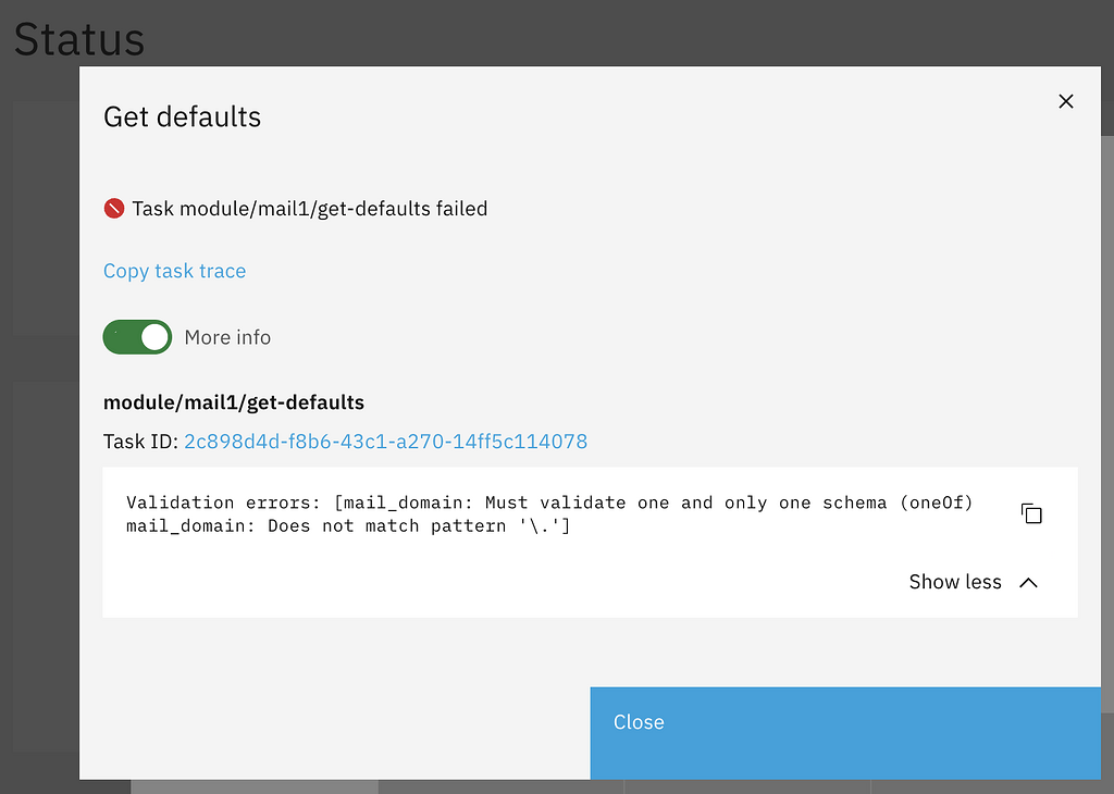 Mail domain error - Support - NethServer Community