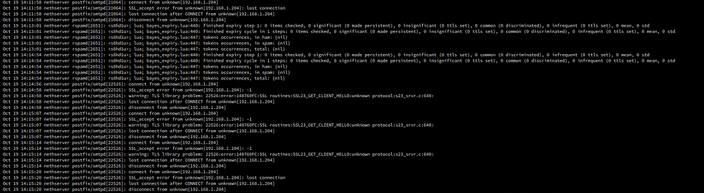 mail smtp ssl checkserveridentity false