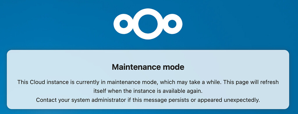 Failed update on NS7.9 to NS8 migrated NextCloud - Support - NethServer ...