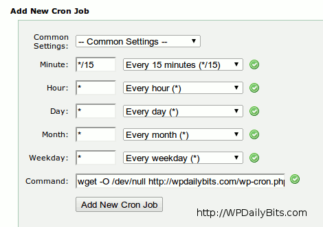 cron job scheduler