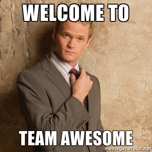 welcome-to-team-awesome-meme