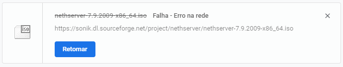 erro download nethserver 99 02